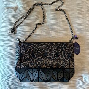 New Emilio Pepe Brown Cheetah Shoulder / Clutch Bag